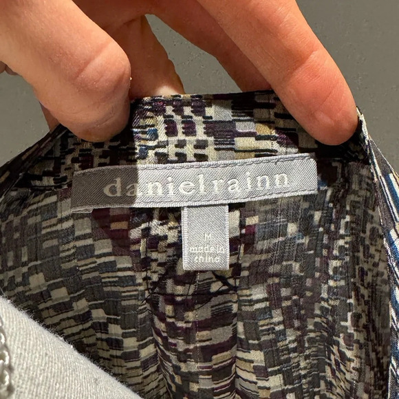 Multicolor Sheer Women's Top - Picture 2 of 5